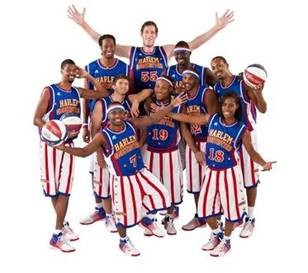 team picture of Harlem Globetrotters